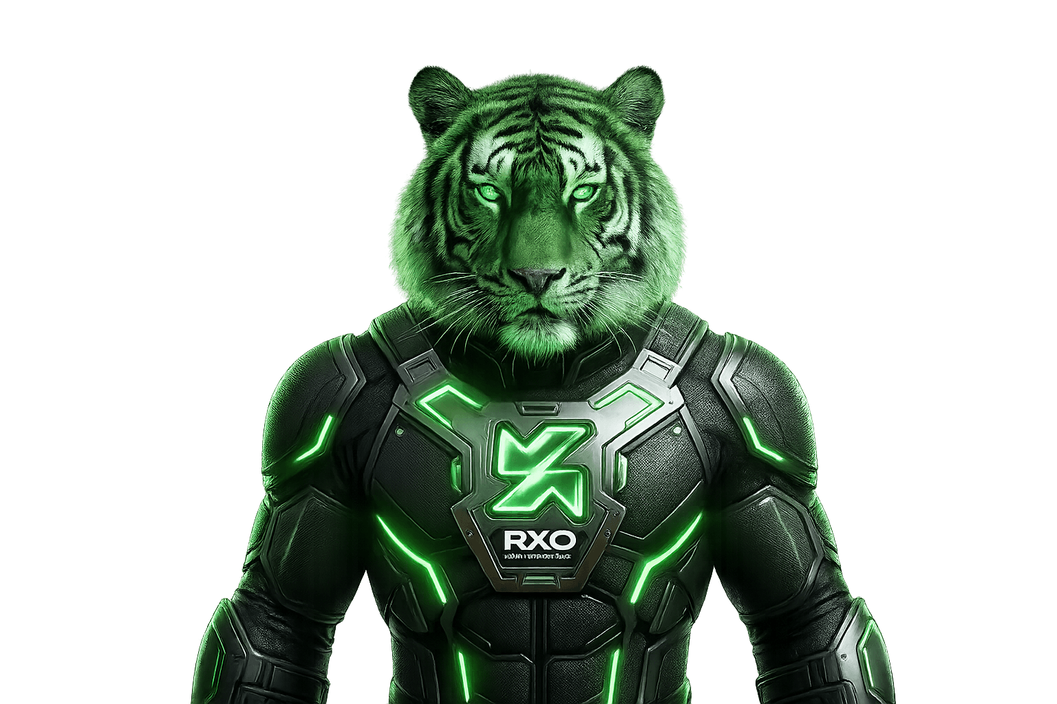RXO armored guardian hero visual